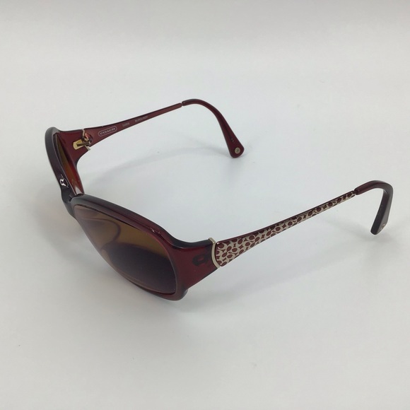 Coach Eyeglass Frames, Style S2005, Burgundy - Picture 3 of 16